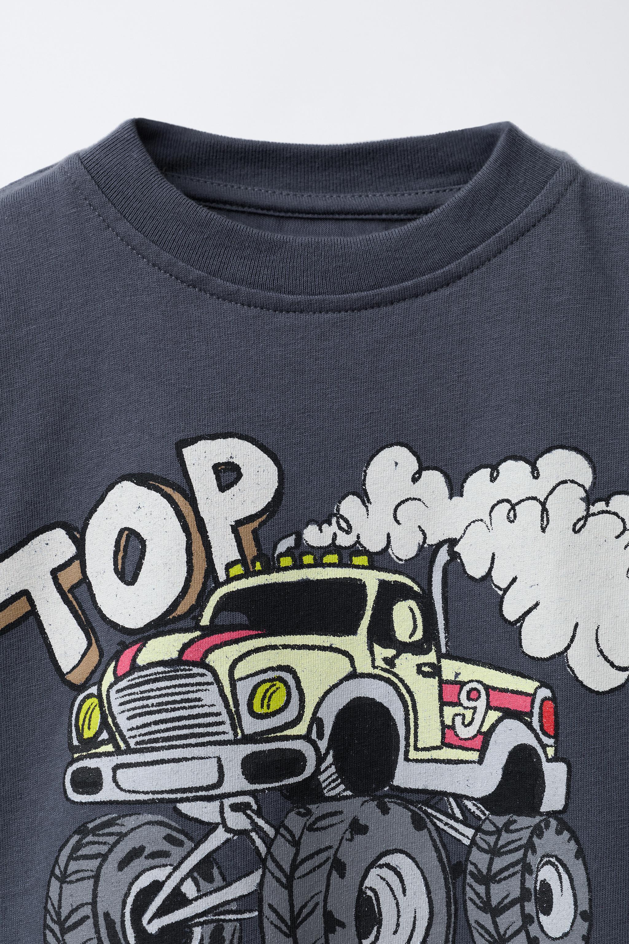 MONSTERS WHEELS © PRINTED T-SHIRT